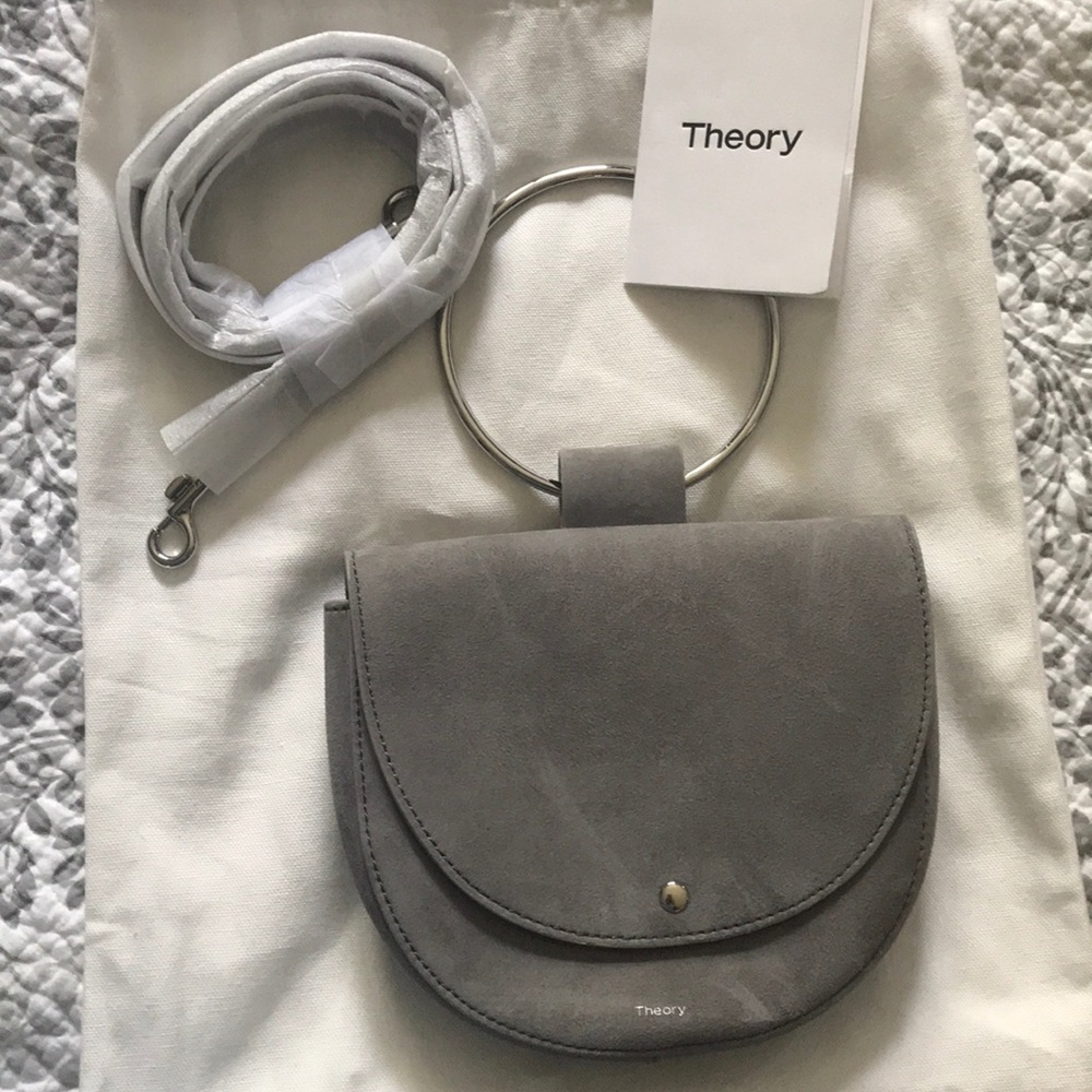 Theory suede bag